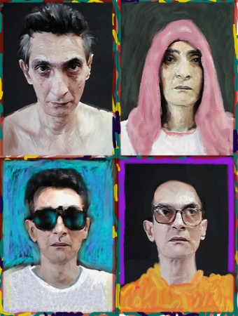 Four perverted self-portraits